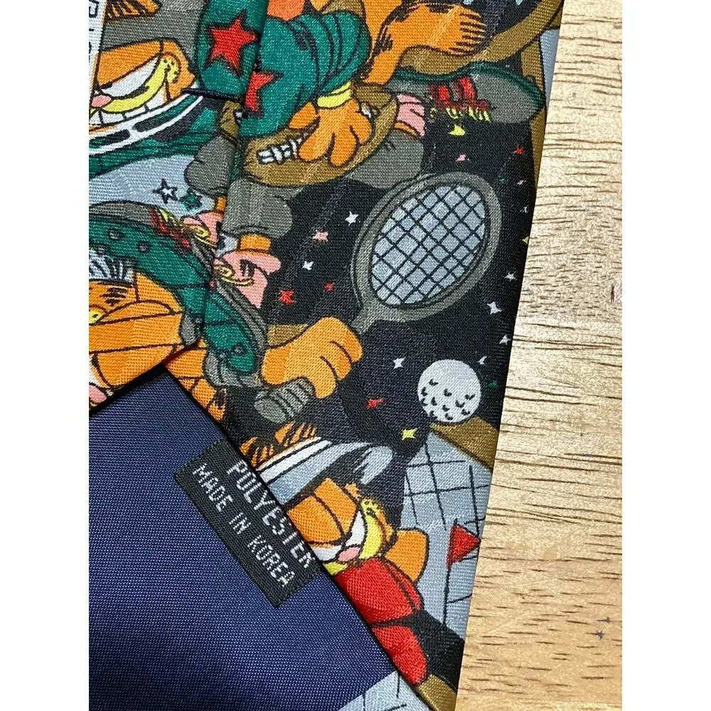 Hot Cakes‎ Balancine Men’s Necktie Novelty Garfield Sports Basketball Soccer